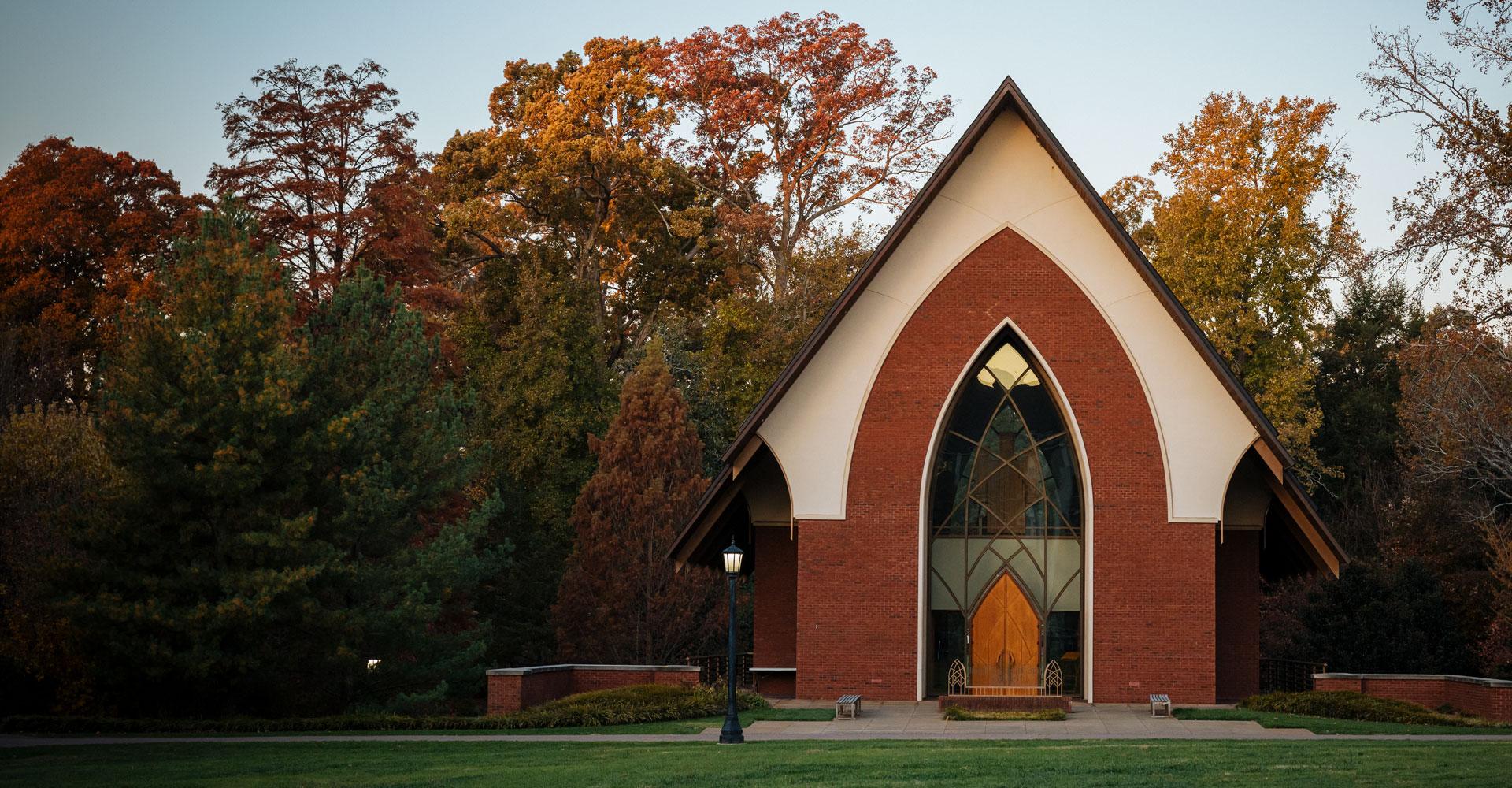 the exterior of Julia Thompson Smith chapel